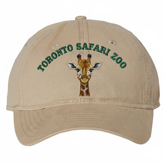 Beige baseball cap on a white background