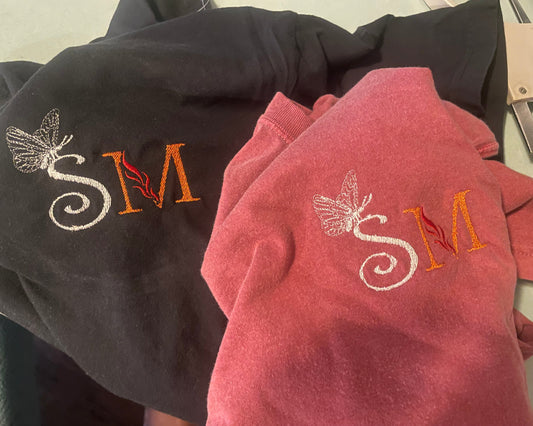 Custom Embroidered Comfort Colors Cotton T-shirts