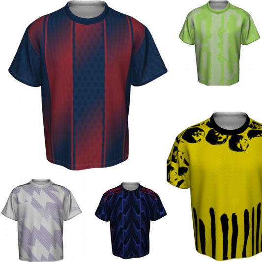 Custom Printed Sports Tshirt Full Sublimation Jersey (Soccer Designs)
