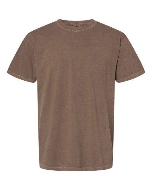 T-Shirt in a solid brown or espresso color