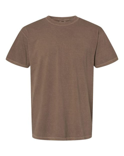 T-Shirt in a solid brown or espresso color
