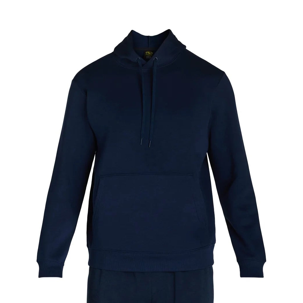 Navy blue jersey with hoodie