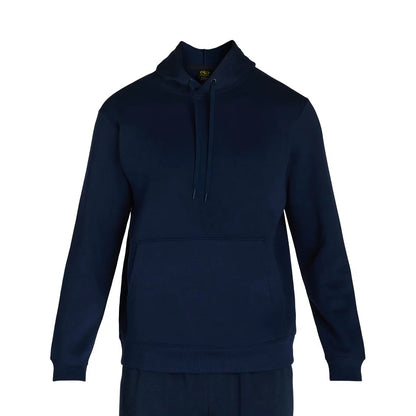 Navy blue jersey with hoodie