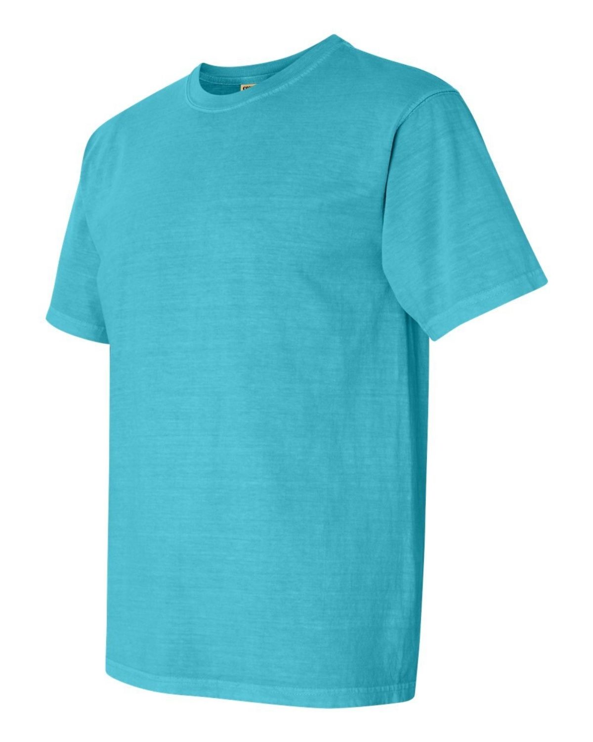t-shirt in a lagoon blue color