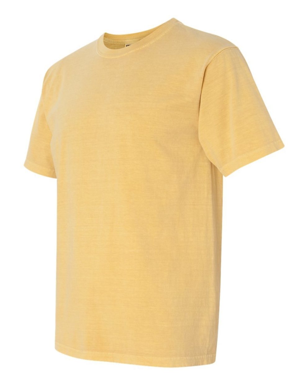 yellow, short-sleeved t-shirt