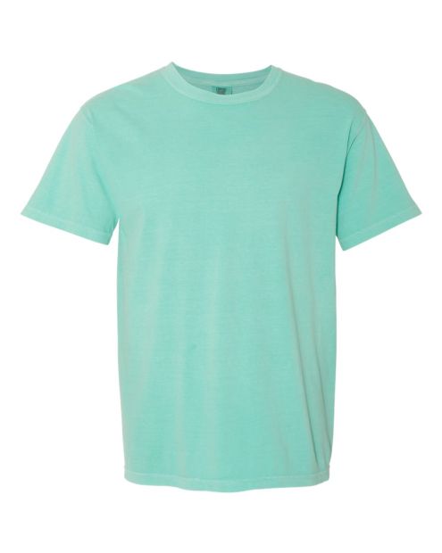 garment-dyed t-shirt in sea green