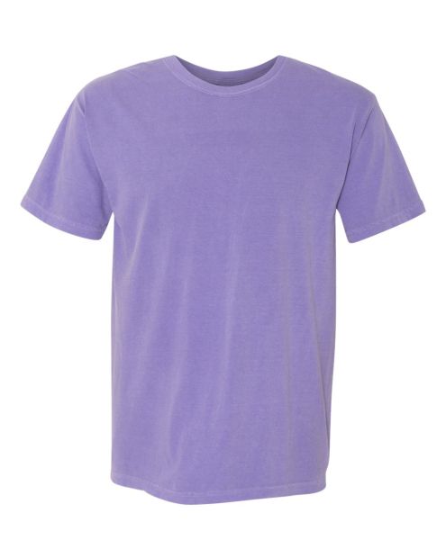 garment-dyed t-shirt in violet