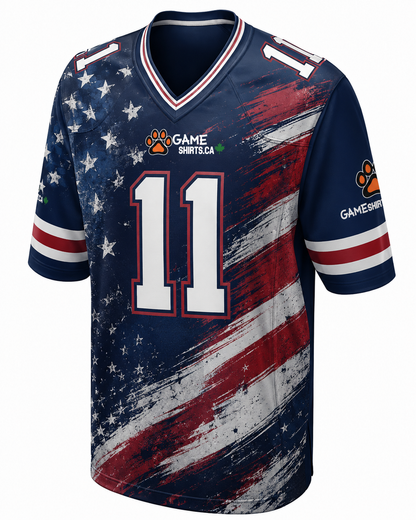 Custom All-over-print Authentic American Football Game Jersey