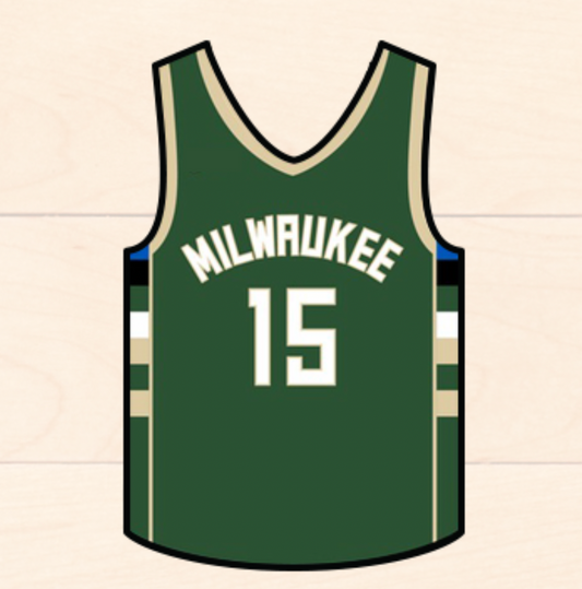 BUCKS BASKETBALL DESIGN: Custom Sublimated Sleeveless Jersey Shirt