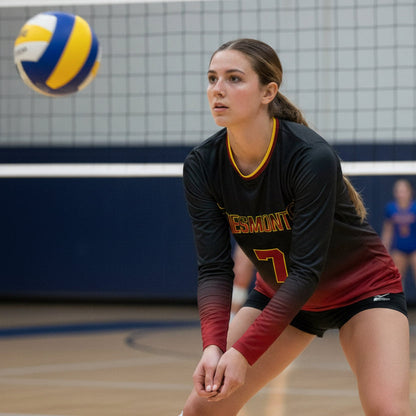 Custom sublimated Full Sleeve WomaVolleyball Jersey