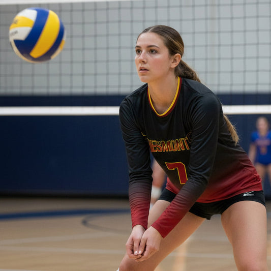 Custom sublimated Full Sleeve WomaVolleyball Jersey