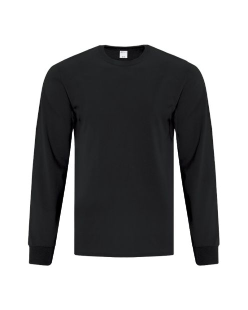 Custom Long Sleeve Cotton T-shirts (Embroidery / printing)