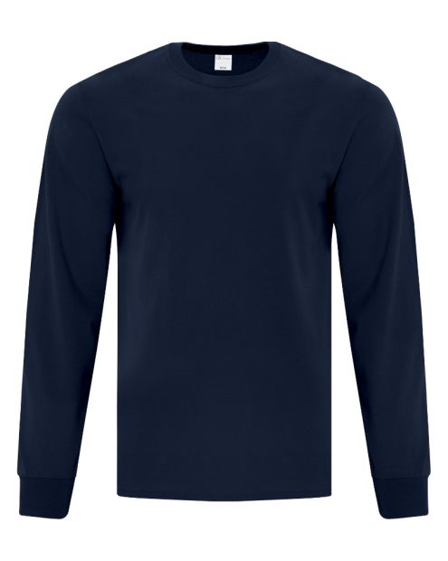 Custom Long Sleeve Cotton T-shirts (Embroidery / printing)