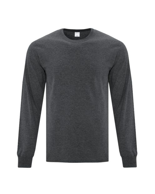 Custom Long Sleeve Cotton T-shirts (Embroidery / printing)