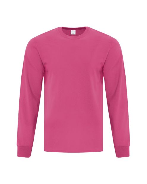 Custom Long Sleeve Cotton T-shirts (Embroidery / printing)