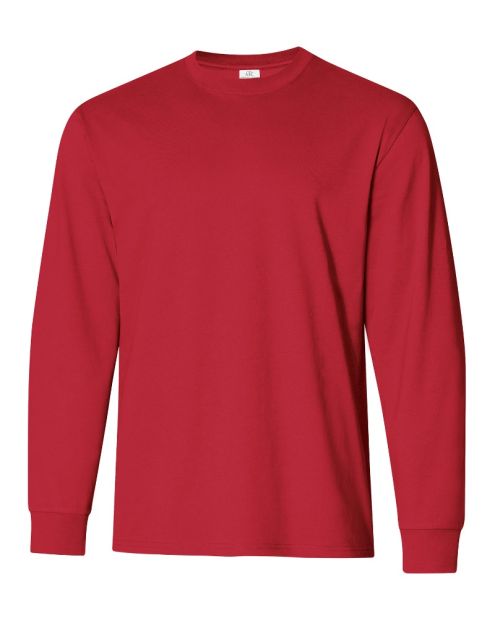 Custom printed  COTTON LONG SLEEVE TEE
