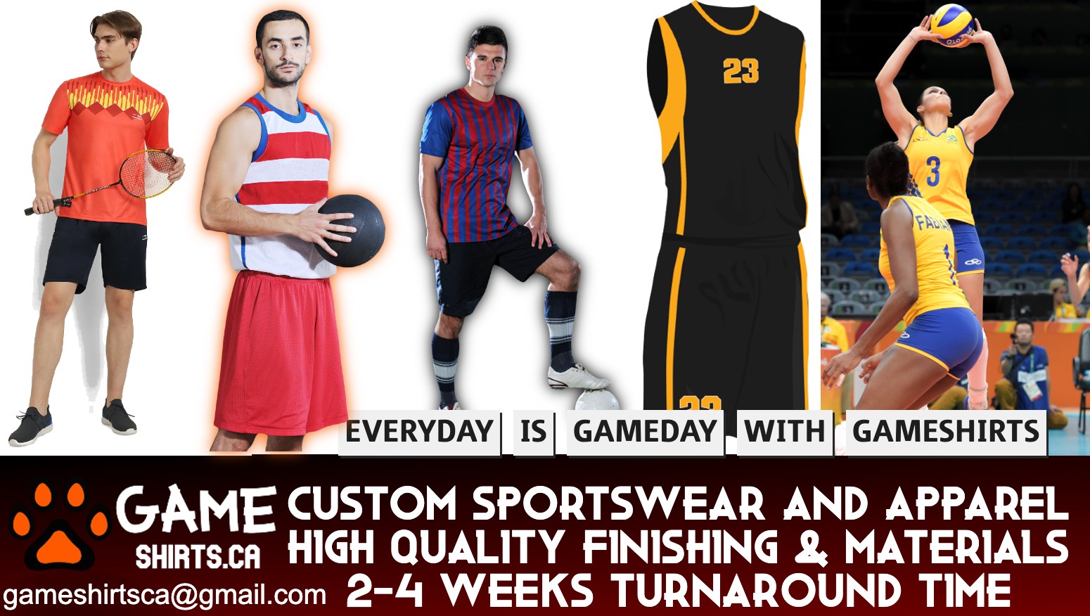 Game Shirts Custom Sportswear