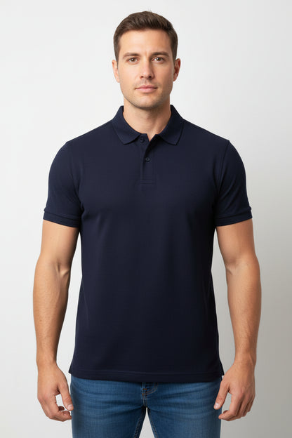 true navy polo