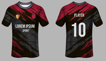 Custom Printed Sports Tshirt [Full Sublimation Jersey design 10]